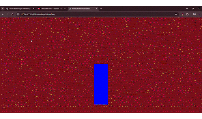 Module 3 tutorial 1 exploration and experimentation with p5.js sketch2.js code.