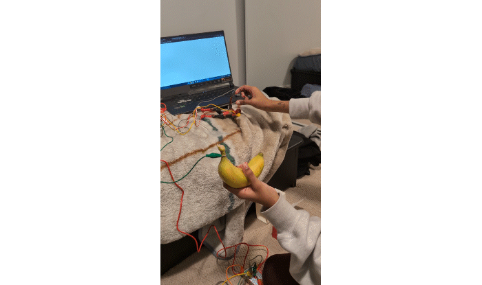 Here's my activity 2 formstorming that I worked on with Mikaela and Tanzeel. We experimented with fruits, jewelry, random objects that were conductive and made some non conductive objects conductive using copper tape or water.