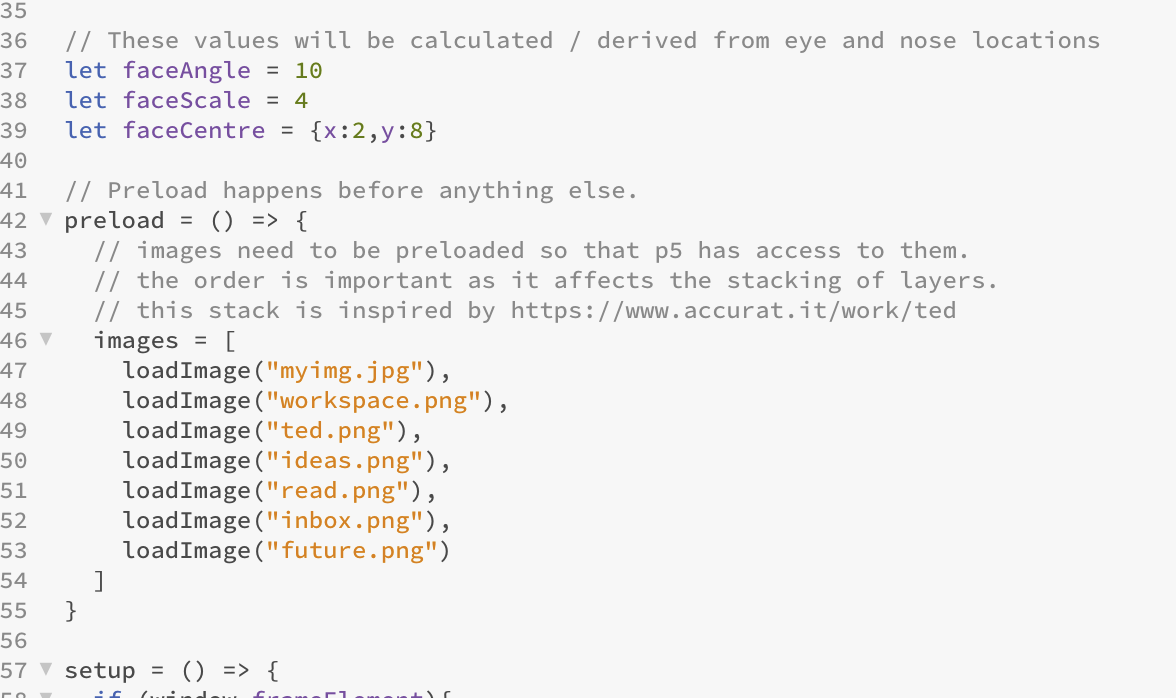 Exploration and experimentation with blazeface p5.js.
