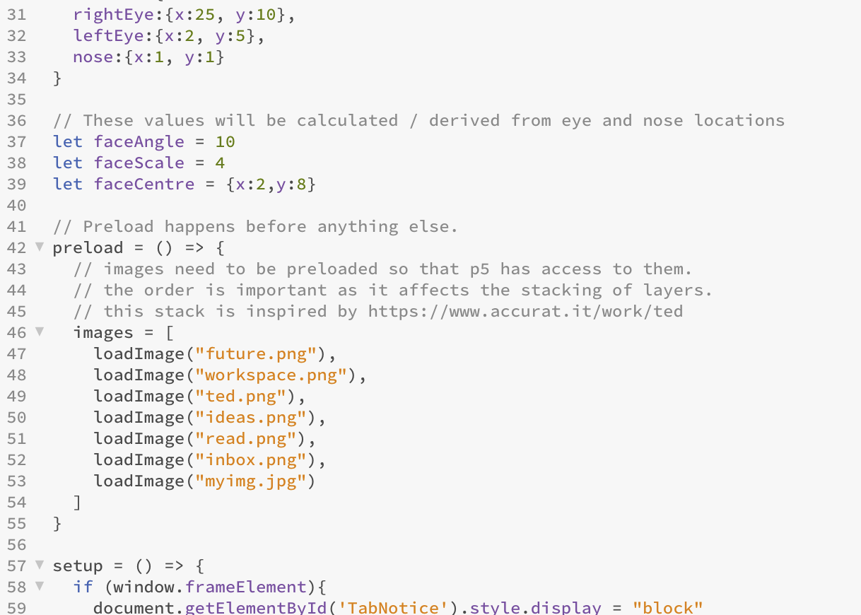 Exploration and experimentation with blazeface p5.js.